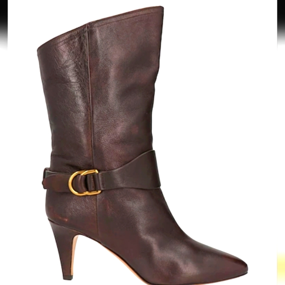 Isabel Marant Elegant Brown Leather Women's Boots...size EU 38/US 8